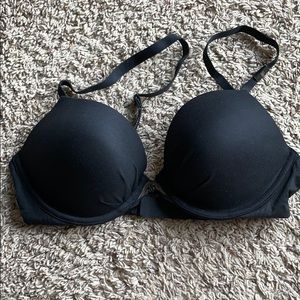 NWT VS Fabulous Black Push Up bra size 32D